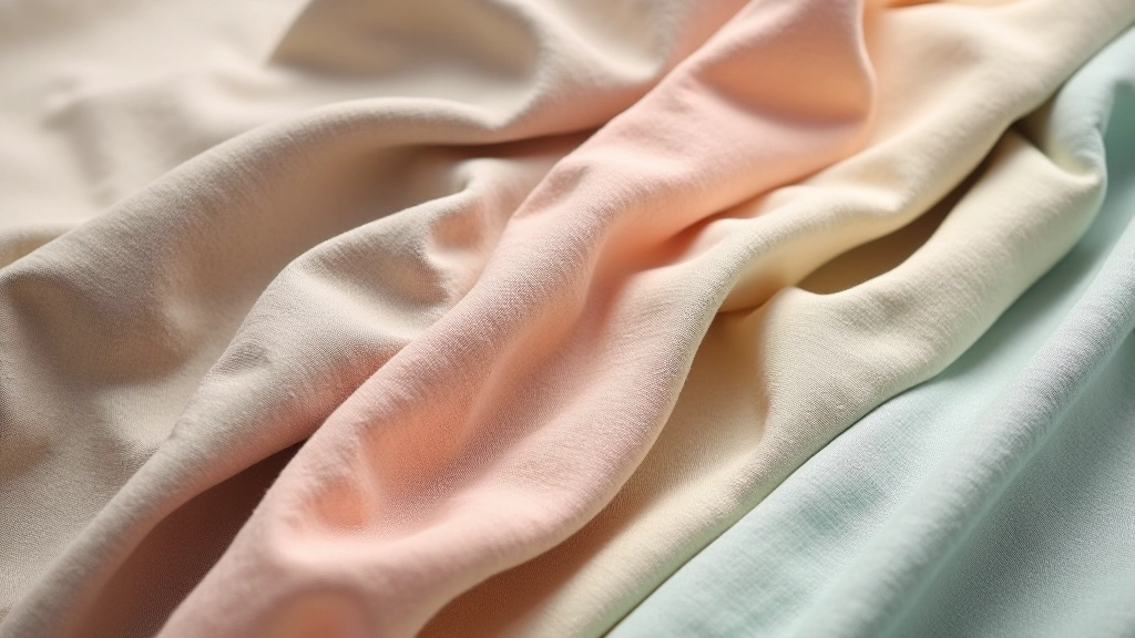Collection of linen fabrics in complementary colors and textures arranged together