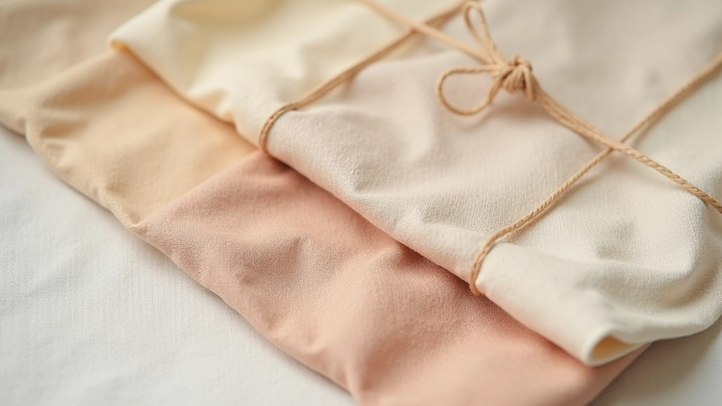 Coordinated linen fabrics in natural colors arranged to show color combinations