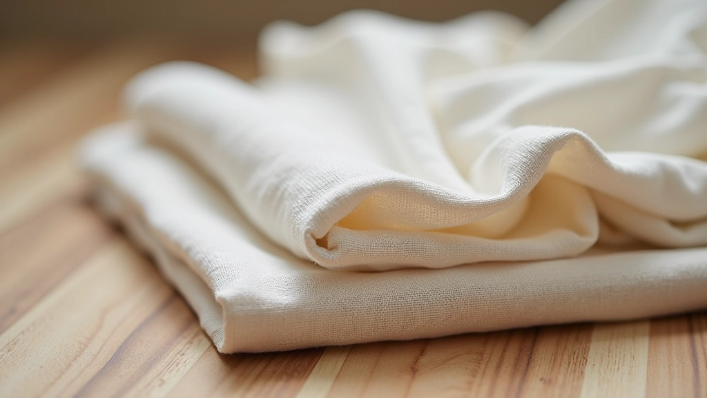 Handcrafted linen wrapping with natural fibers