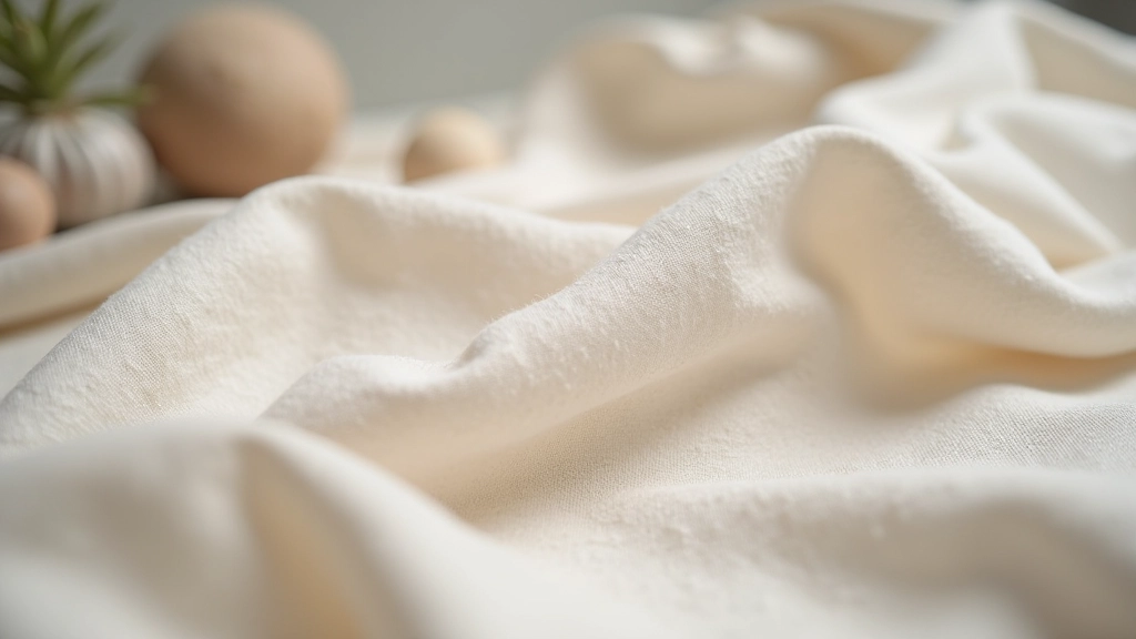 Natural linen fabric showing texture and durability benefits