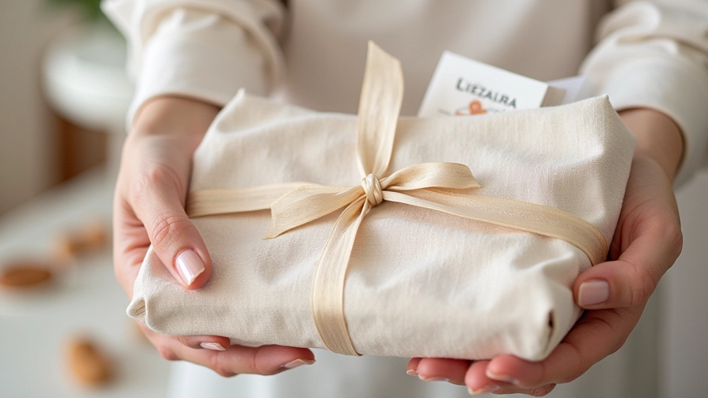 Corporate gift wrapping sets with brand customization